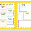 Crayola Peel & Stick Dry-Erase Decals, School Timetable + Memo Sheet, 17-1/2" x 23-1/2", Set Of 2 Decals