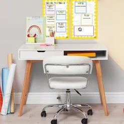 Crayola Peel & Stick Dry-Erase Decals, School Timetable + Memo Sheet, 17-1/2" x 23-1/2", Set Of 2 Decals