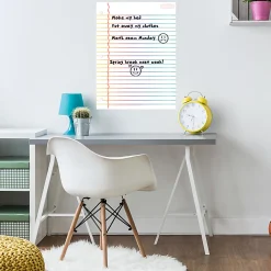 Crayola Peel & Stick Dry-Erase Decal, Note Paper, 17-1/2" x 23-1/2"