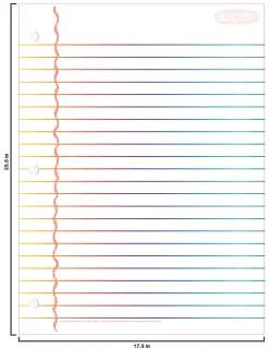 Crayola Peel & Stick Dry-Erase Decal, Note Paper, 17-1/2