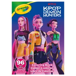 Crayola 96pg Coloring Book, K Pop Demon Hunters