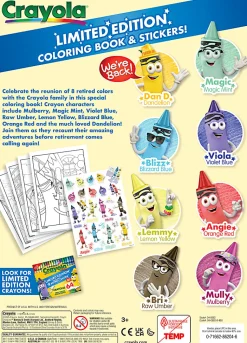 Crayola 96pg Coloring Book Limited Edition w/Sticker Sheets