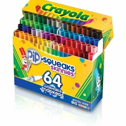 Crayola® Pip-Squeaks™ Skinnies Kids' Color Choice Box, Assorted Colors, Box Of 64