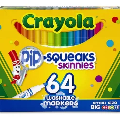 Crayola® Pip-Squeaks™ Skinnies Kids' Color Choice Box, Assorted Colors, Box Of 64