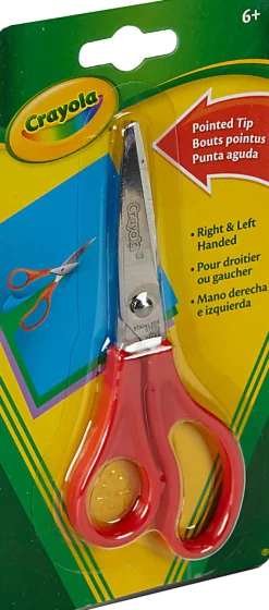 Crayola® Pointed Tip Kids' Scissors, Red
