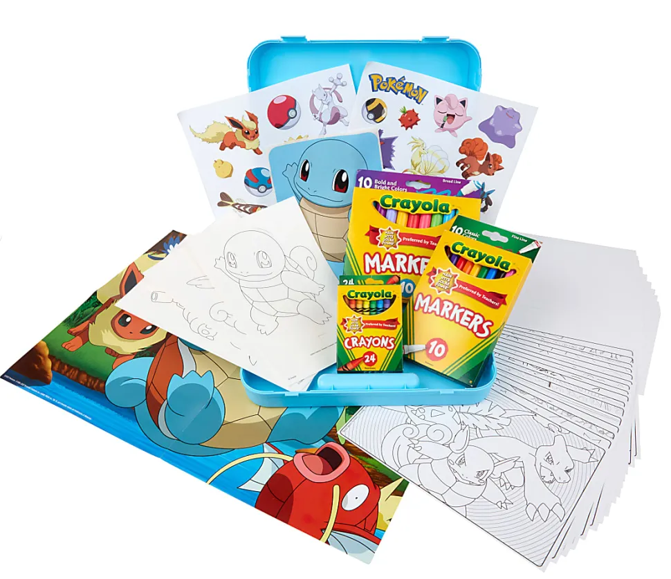 Crayola® Pokémon Squirtle Coloring Art Case, Case Of 75 Pieces