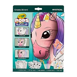 Crayola POPs 15-Piece 3D Activity Set, Mystical