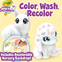 Crayola Scribble Scrubbie Baby Pets, Nursery Playset