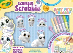 Crayola Scribble Scrubbie Baby Pets, Nursery Playset