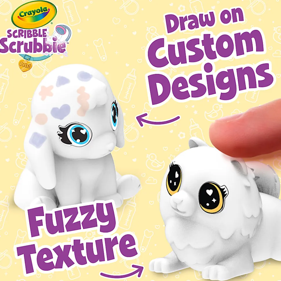 Crayola Scribble Scrubbie Baby Pets, Nursery Playset