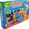 Crayola Shark 5-in-1 Art Kit, Shark Toys Alternative - 040760