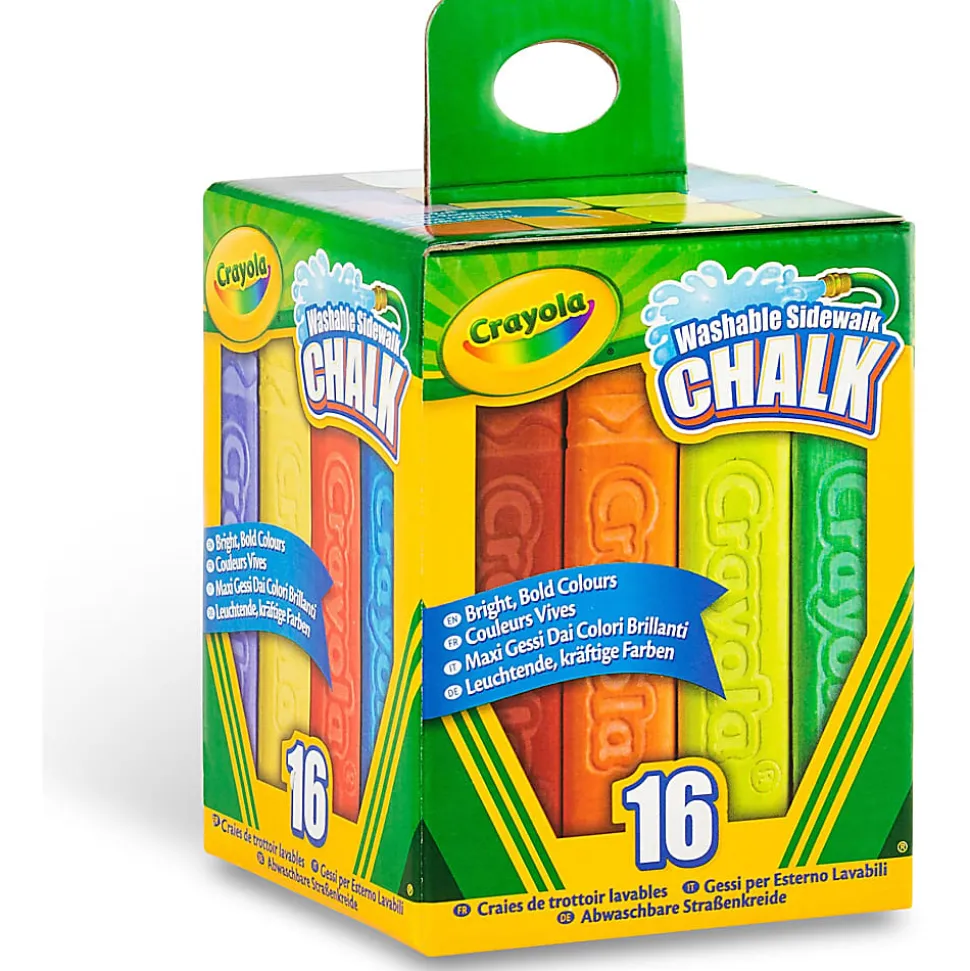 Crayola® Sidewalk Chalk, Bucket Of 16