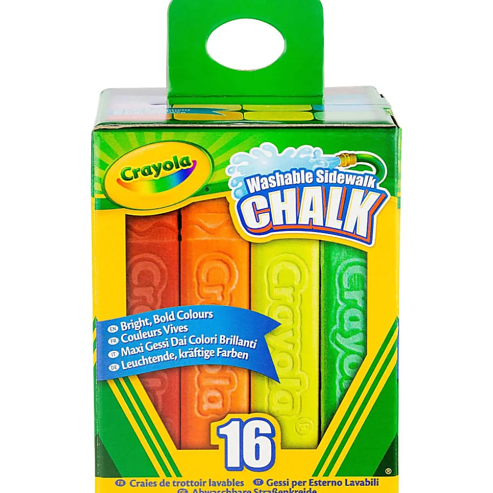 Crayola® Sidewalk Chalk, Bucket Of 16