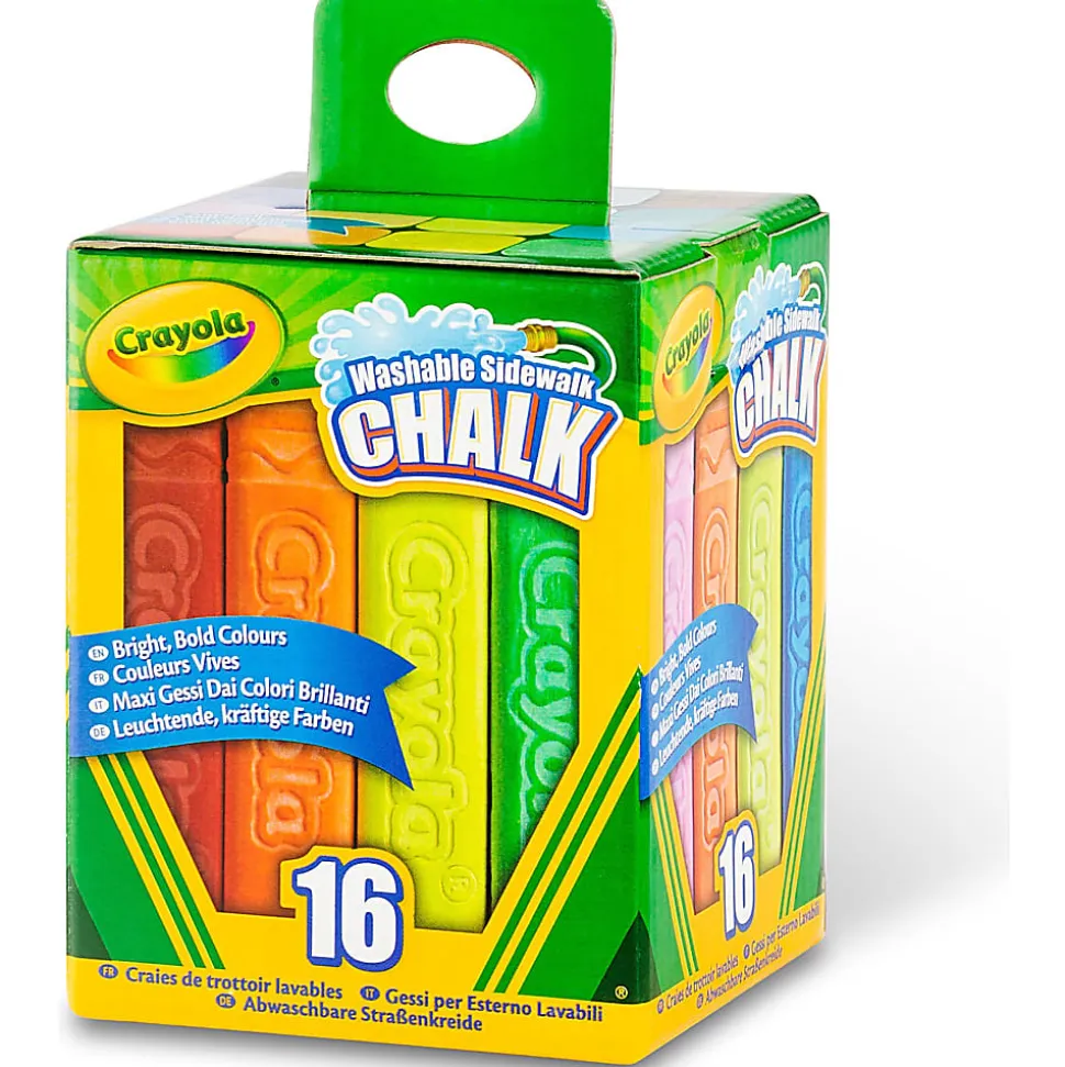 Crayola® Sidewalk Chalk, Bucket Of 16