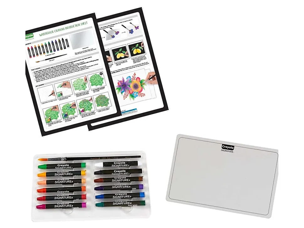 Crayola Signature - Watercolor crayon - assorted colors (pack of 12)
