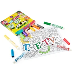 Crayola® Silly Scents Slim Scented Washable Markers, Broad Point, Assorted Colors, Pack Of 10 Markers