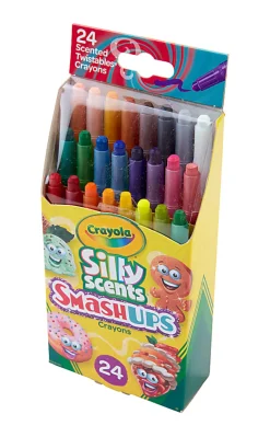 Crayola® Silly Scents Smashups Twistable Crayons, Assorted Colors, Box Of 24 Crayons