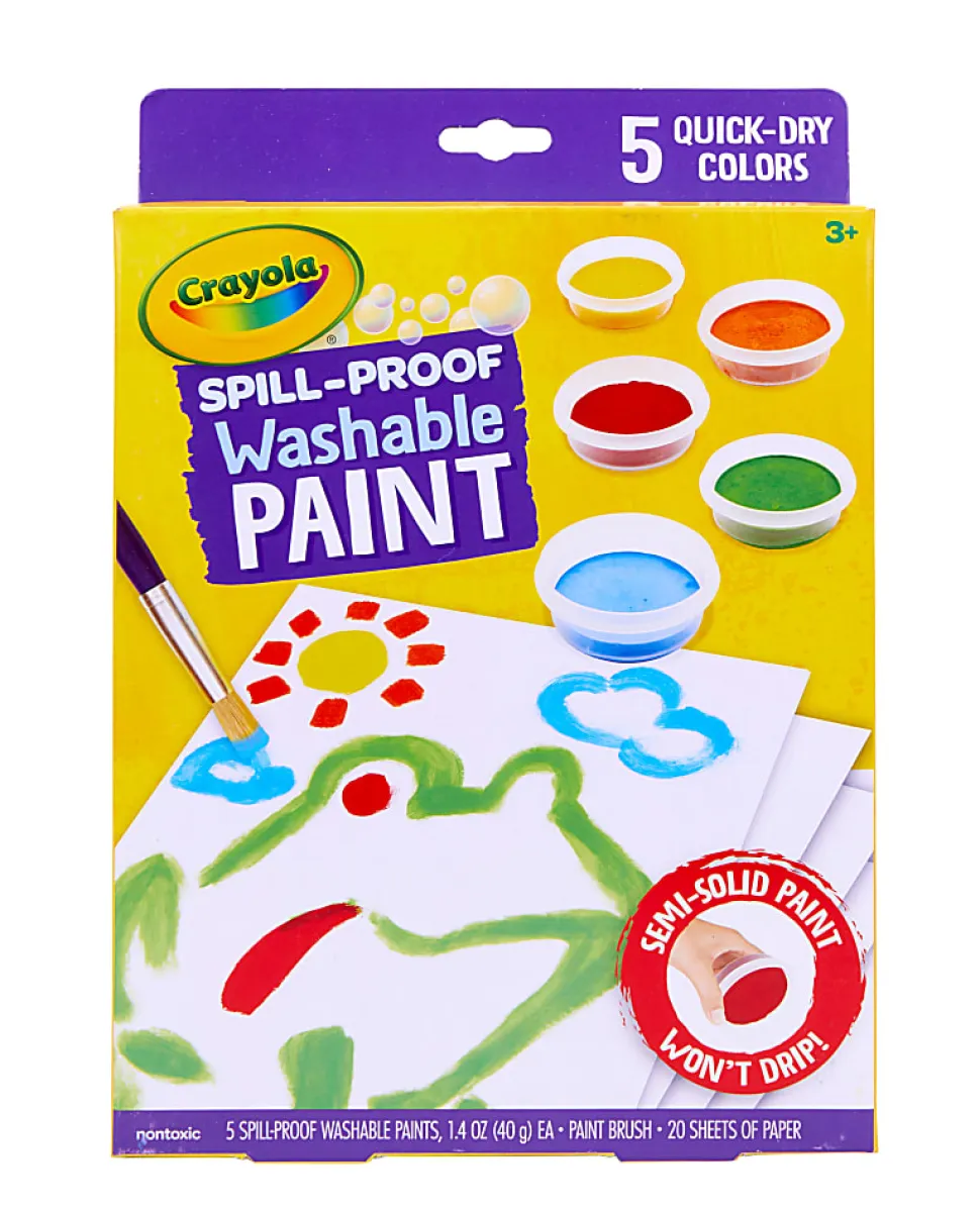 Crayola® Spill-Proof Kids' Washable Paint Set