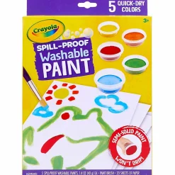 Crayola® Spill-Proof Kids' Washable Paint Set
