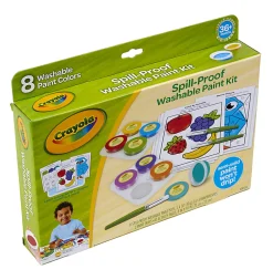 Crayola® Spill-Proof Washable Paint Kit, Kit Of 52 Pieces