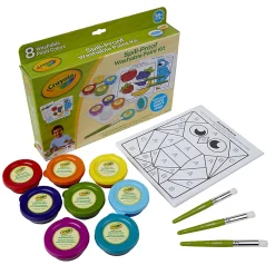 Crayola® Spill-Proof Washable Paint Kit, Kit Of 52 Pieces