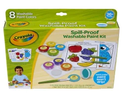 Crayola® Spill-Proof Washable Paint Kit, Kit Of 52 Pieces