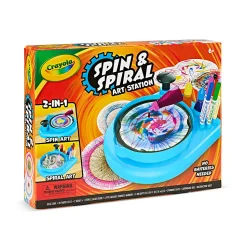 Crayola Spin & Spiral Art Station, Spin Art Machine, Arts & Crafts for Kids