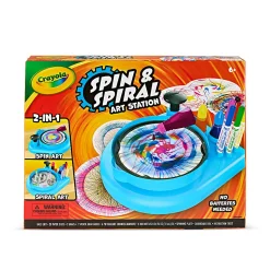 Crayola Spin & Spiral Art Station, Spin Art Machine, Arts & Crafts for Kids