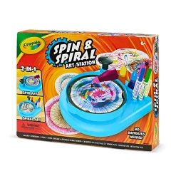 Crayola Spin & Spiral Art Station, Spin Art Machine, Arts & Crafts for Kids