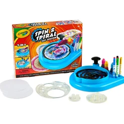 Crayola Spin & Spiral Art Station, Spin Art Machine, Arts & Crafts for Kids