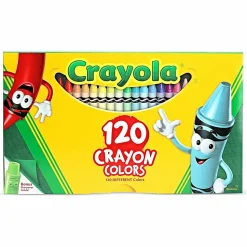 Crayola® Standard Crayons, Assorted Colors, Box Of 120 Crayons