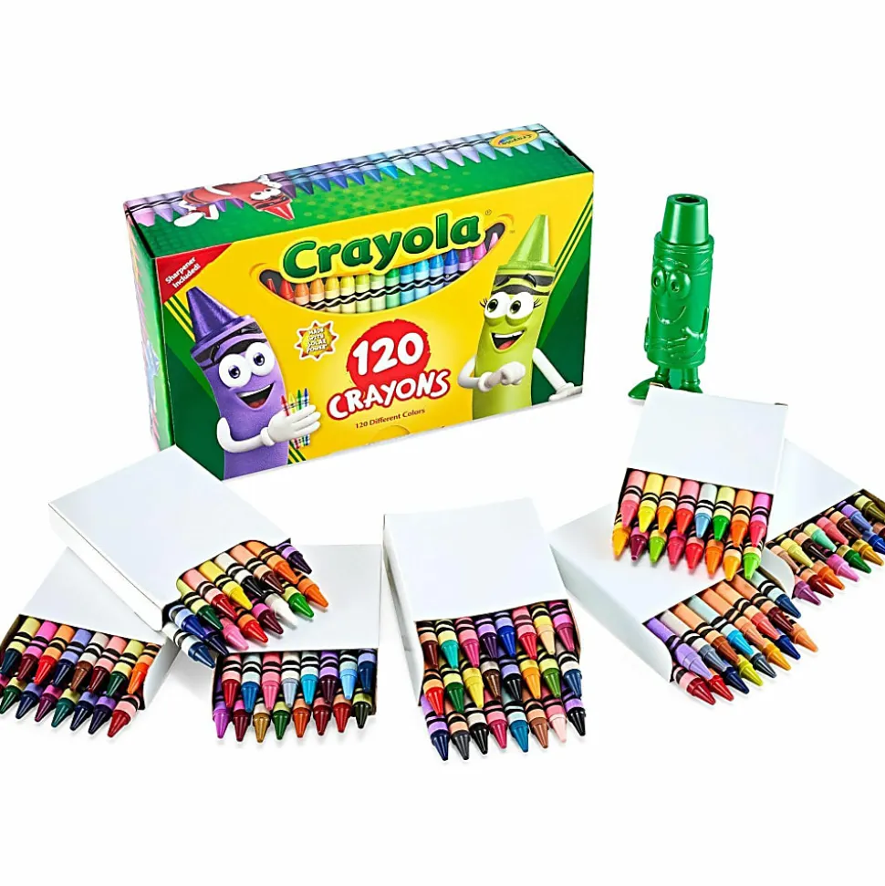 Crayola® Standard Crayons, Assorted Colors, Box Of 120 Crayons