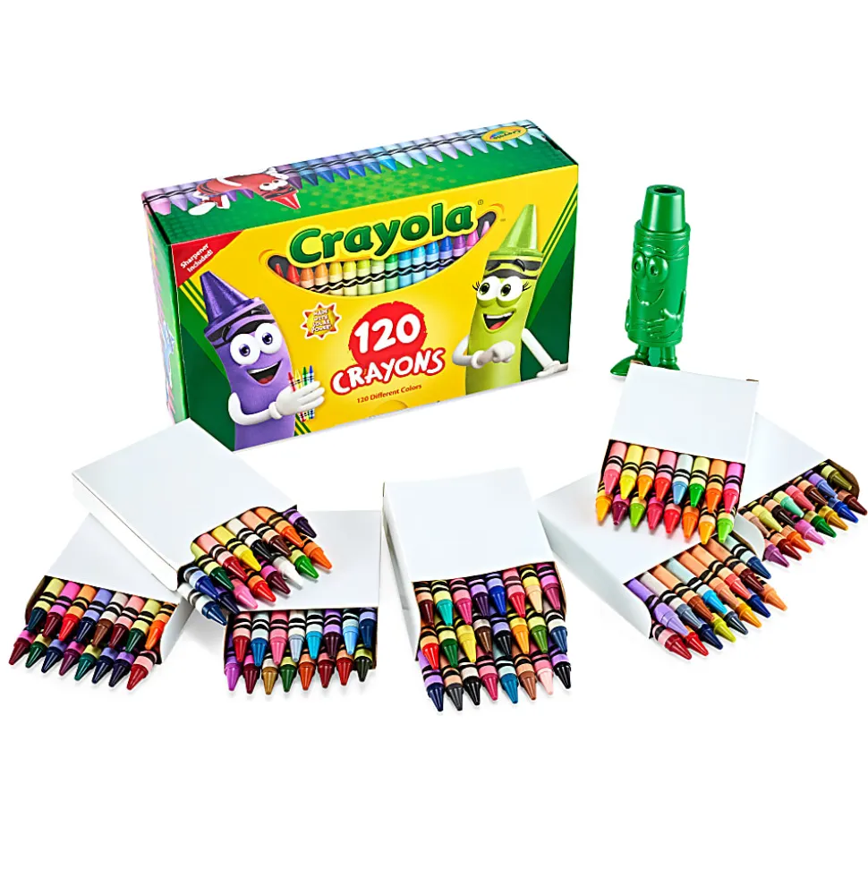 Crayola® Standard Crayons, Assorted Colors, Box Of 120 Crayons