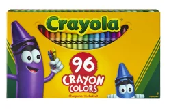 Crayola® Standard Crayons With Built-In Sharpener, Assorted Colors, Big Box Of 96 Crayons