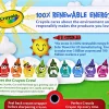 Crayola® Standard Crayons With Built-In Sharpener, Assorted Colors, Box Of 64 Crayons