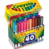 Crayola® The Big 40 Washable Markers, Set Of 40 Markers, Conical Point, Assorted Colors