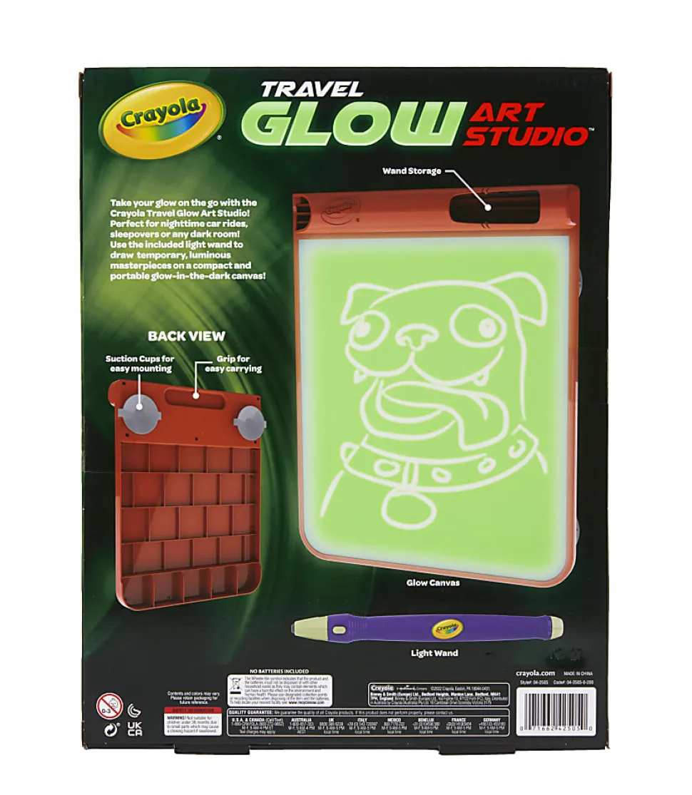 Crayola® Travel Glow Art Studio
