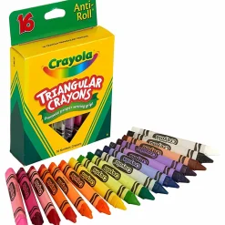 Crayola® Triangular Crayons, Box of 16