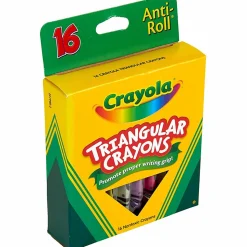 Crayola® Triangular Crayons, Box of 16