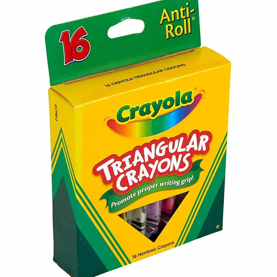 Crayola® Triangular Crayons, Box of 16