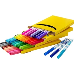 Crayola® Ultra-Clean Washable Markers, Fine Point, Assorted Colors, Set Of 40 Markers
