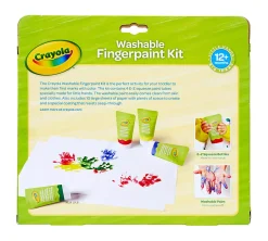 Crayola® Washable Fingerpaint Kit, Kit Of 14 Pieces