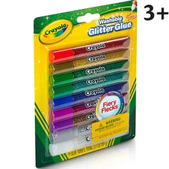 Crayola® Washable Glitter Glue Sticks, 0.35 Oz, Pack Of 9