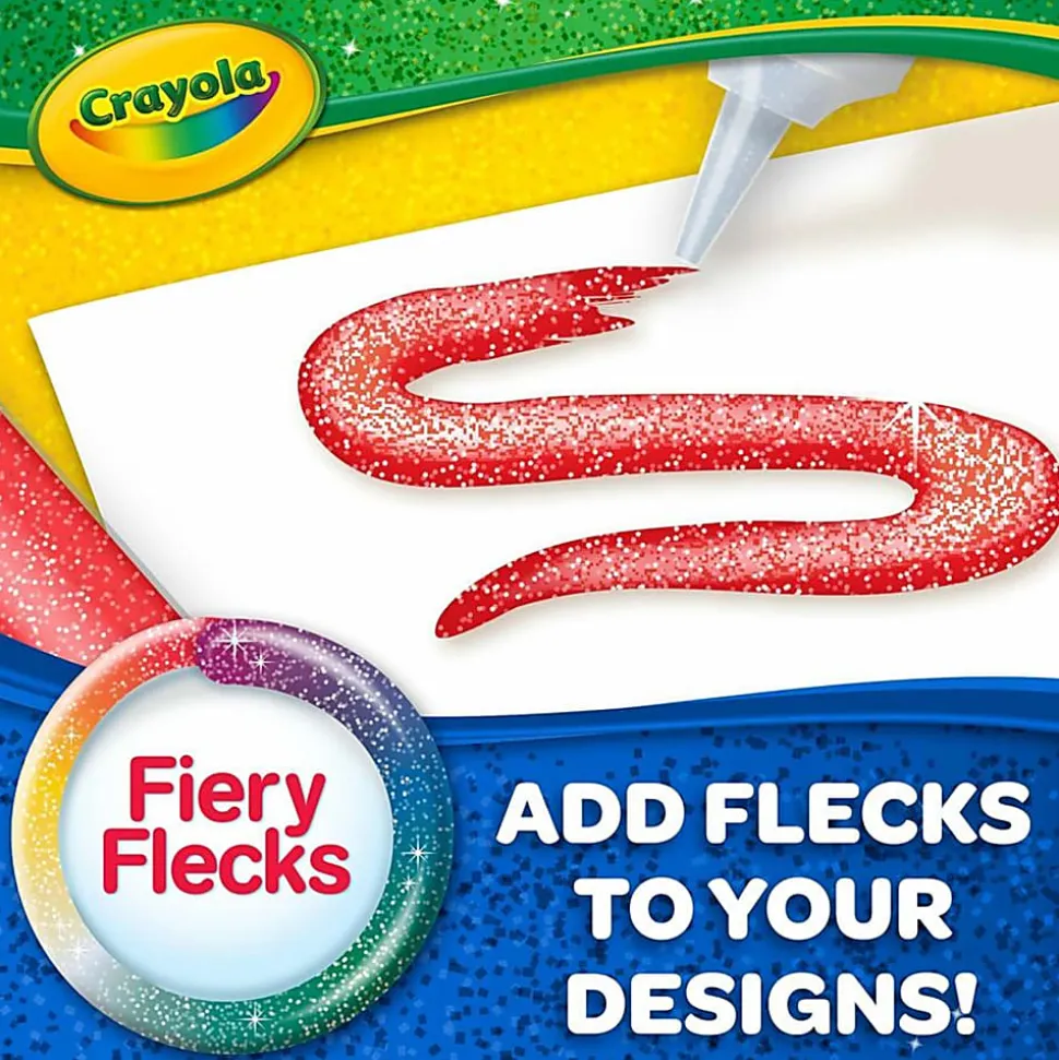 Crayola® Washable Glitter Glue Sticks, 0.35 Oz, Pack Of 9
