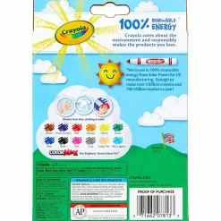 Crayola® Washable Markers, Thin Line, Assorted Classic Colors, Box Of 12
