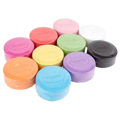 Crayola Washable Outdoor Super Chalk Tray, Assorted Colors, Pack Of 10 Chalk Pucks