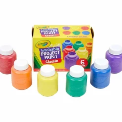 Crayola® Washable Paint, 2 Oz, Pack Of 6
