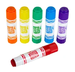 Crayola® Washable Paint Sticks, Assorted Colors, Pack Of 6 Sticks