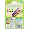 Crayola Washable Tripod Grip Crayons, 4", Assorted Colors, 8 Crayons Per Pack, Bundle Of 8 Packs
