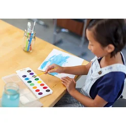 Crayola® Watercolor Set, 1 Oz, Assorted Colors, 16 Paints Per Set, Pack Of 6 Sets